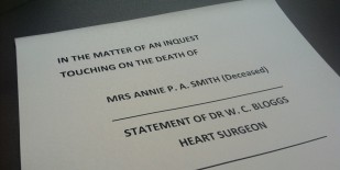 Inquest Law - Coroner - Legal Representation